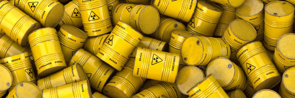 Résidus radioactifs du nucléaire